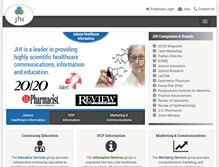 Tablet Screenshot of jhihealth.com